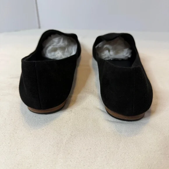 VINCE Black Suede Leather Loafers Vero Cuoio Size 9 - Picture 5 of 9